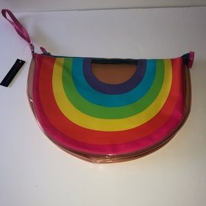 🌈Clear Rainbow Pool/Beach Clutch🌈